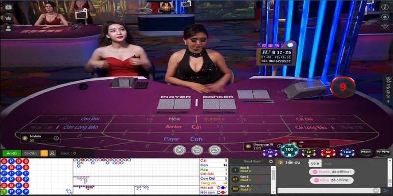 Luật cơ bản của một ván cược Baccarat Kubet77